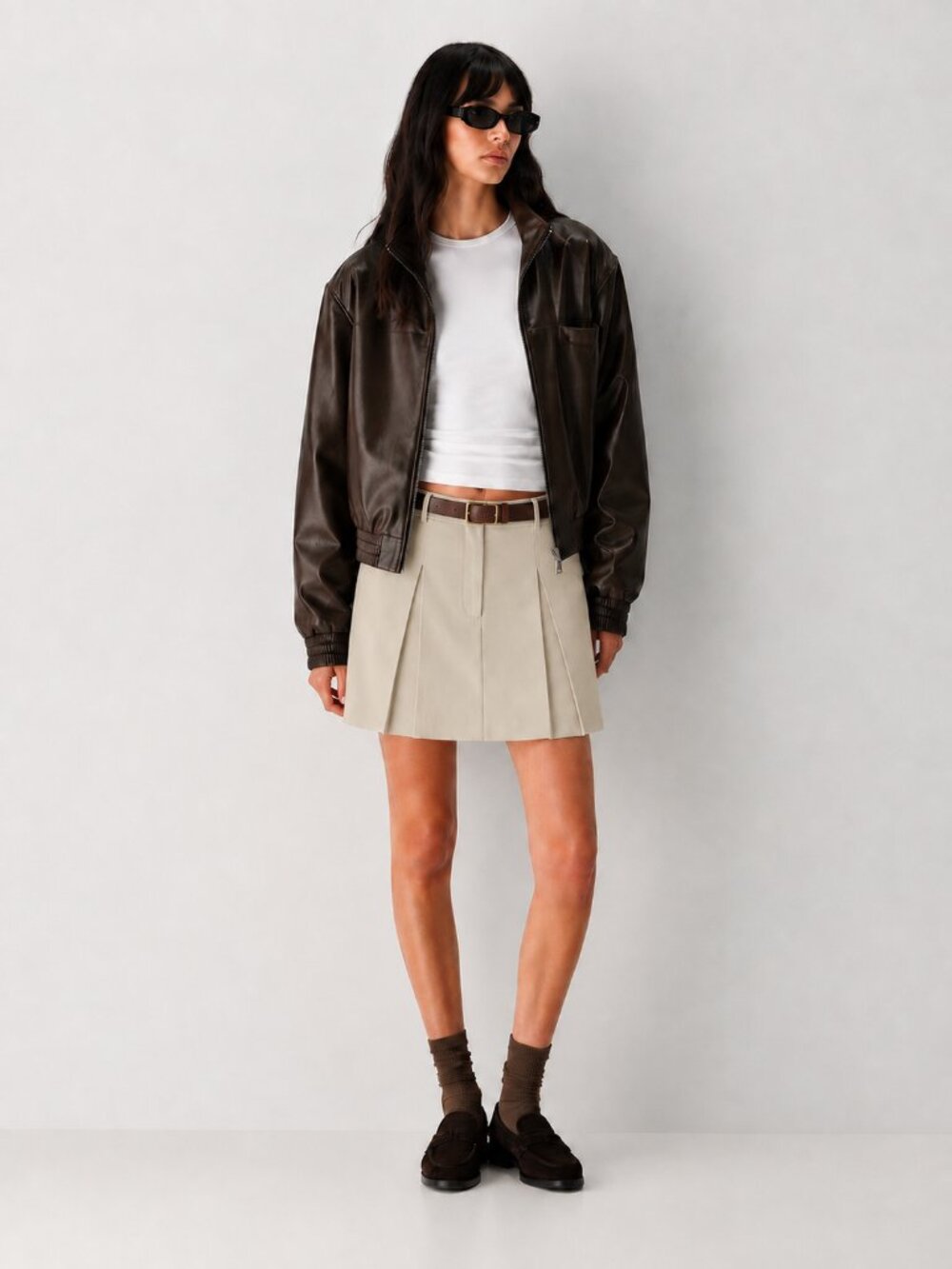 NWT Aritzia Wool Mini Skirt